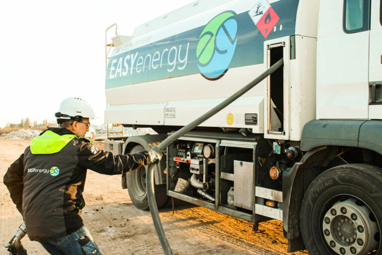 Livraison de gasoil sur chantier - Easy Energy