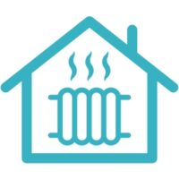 Illustration d'une maison avec un chauffage au mazout